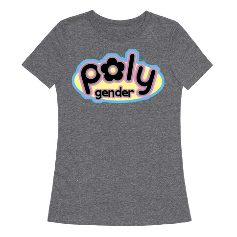 Poly Gender Parody Womens T-Shirt
