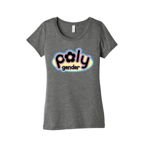 Poly Gender Parody Womens T-Shirt