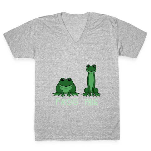 Frog, Frig V-Neck Tee Shirt