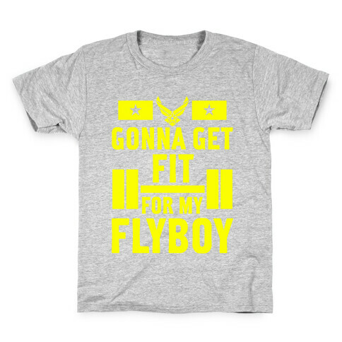 Getting Fit For My Flyboy Kids T-Shirt