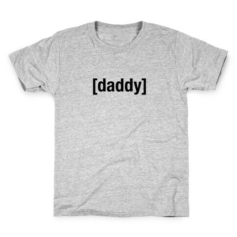[Daddy] Shirt (black) Kids T-Shirt