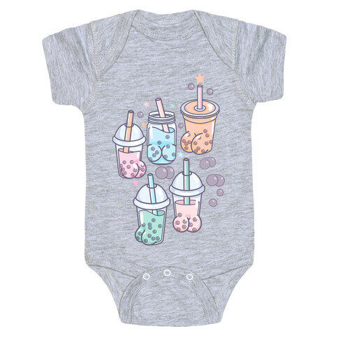 Boba Butts Pattern Baby One-Piece