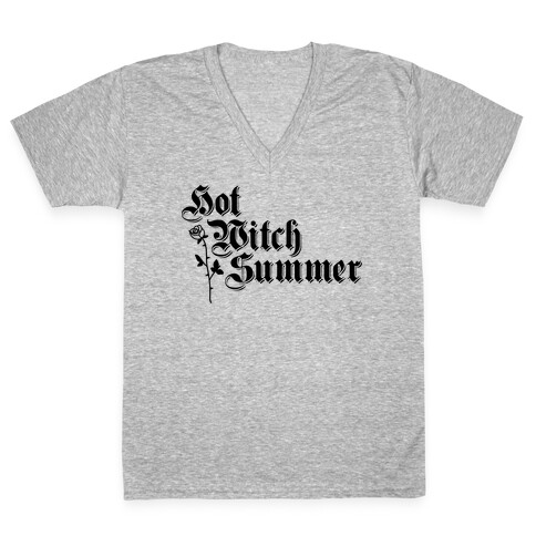 Hot Witch Summer V-Neck Tee Shirt