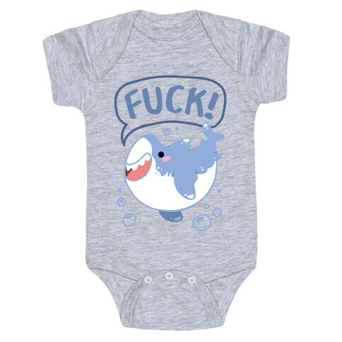 Cute Shark Says F***! Baby One-Piece