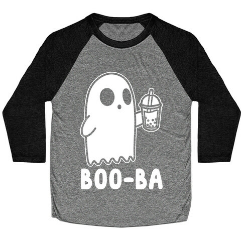 Boo-ba Boba Ghost Baseball Tee