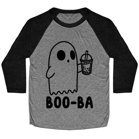 Boo-ba Boba Ghost Baseball Tee