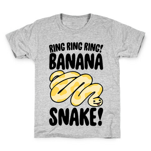 Ring Ring Ring Banana Snake  Kids T-Shirt
