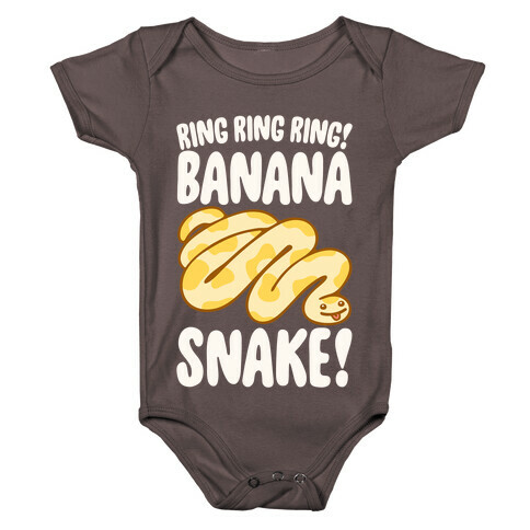 Ring Ring Ring Banana Snake  Baby One-Piece