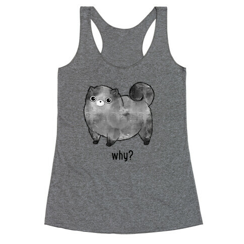 Sassy Cute Pup  Racerback Tank Top