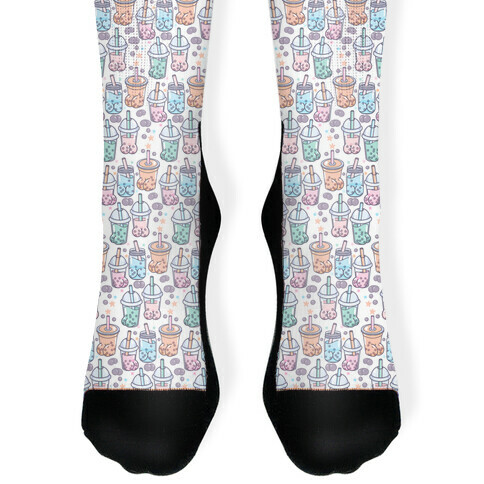 Boba Butts Pattern Sock