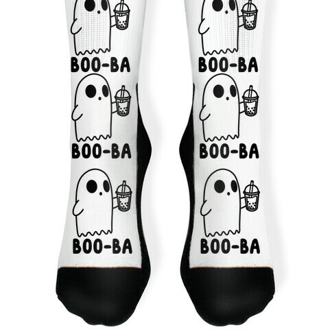 Boo-ba Boba Ghost Sock