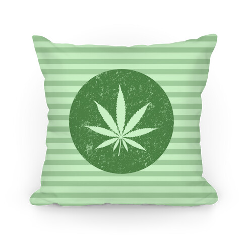 Weed Leaf Pillow Pillow