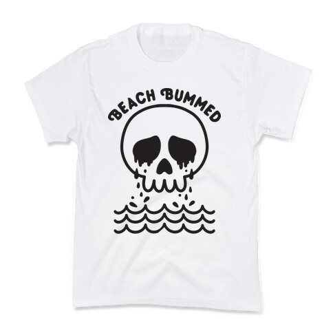 Beach Bummed Skull Kids T-Shirt