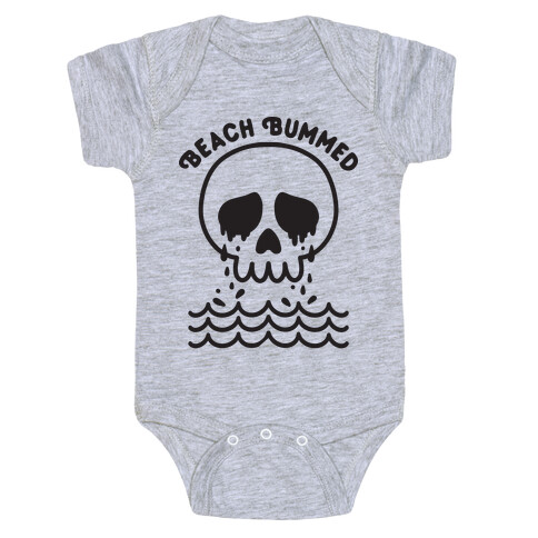 Beach Bummed Skull Baby One-Piece
