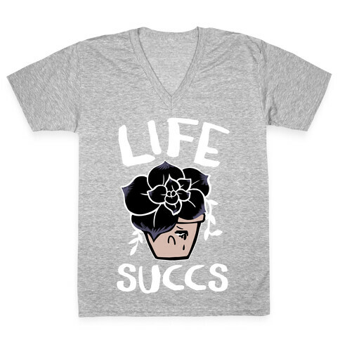 Life Succs V-Neck Tee Shirt