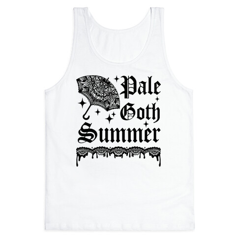 Pale Goth Summer Tank Top