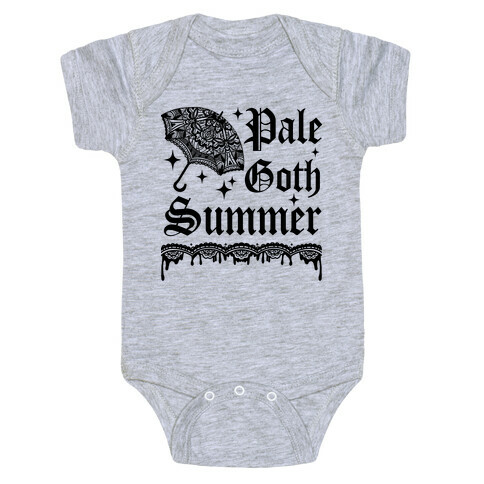 Pale Goth Summer Baby One-Piece