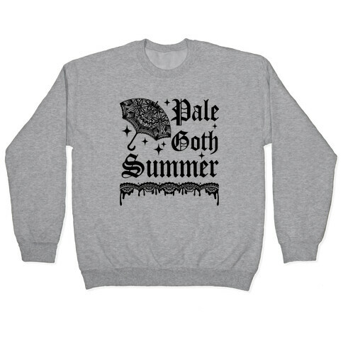 Pale Goth Summer Pullover