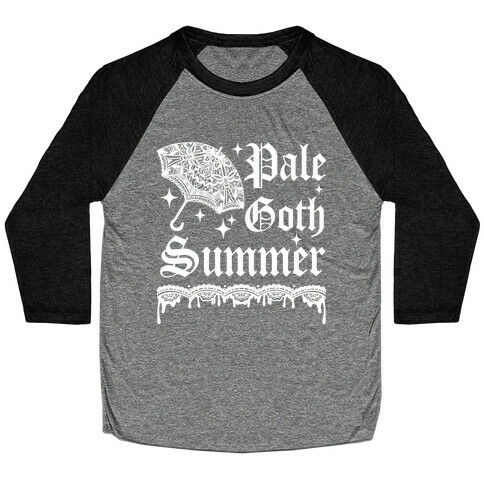 Pale Goth Summer Baseball Tee