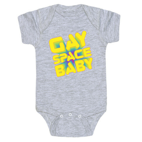 Gay Space Baby Baby One-Piece