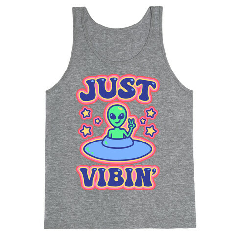 Just Vibin' Alien Tank Top