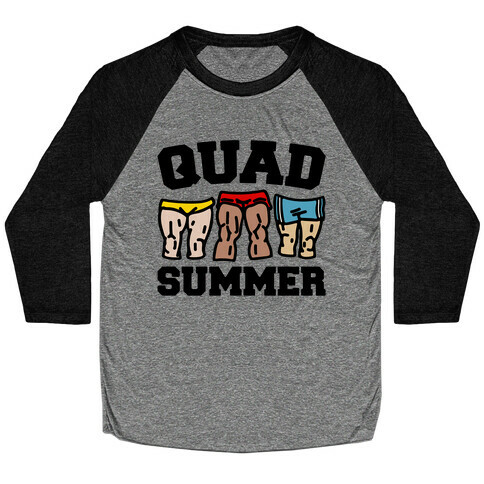 Quad Summer Baseball Tee