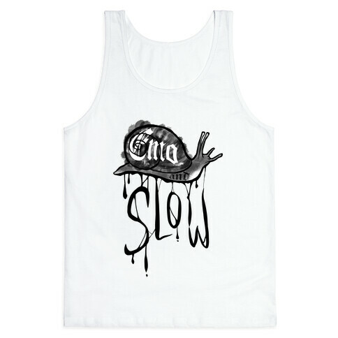 Emo and Slow (black)  Tank Top