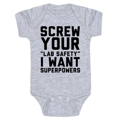 Screw Your Lab Safety Baby One-Piece