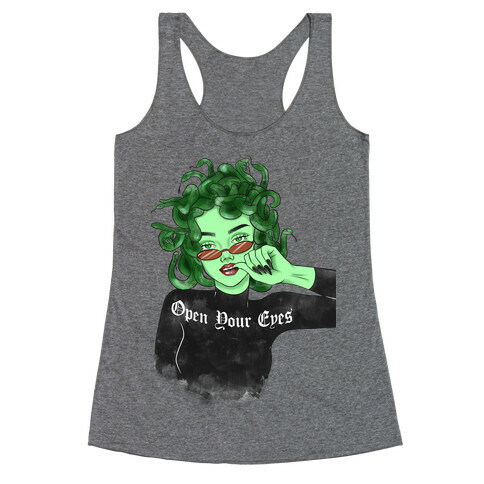 Open Your Eyes Racerback Tank Top