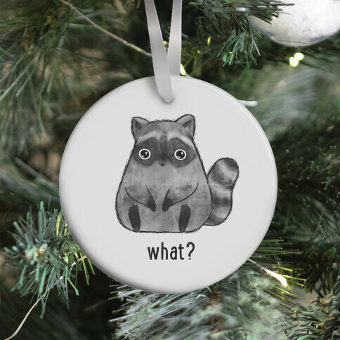 Sassy Cute Raccoon  Ornament