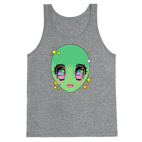 Anime Eyes Alien Tank Top