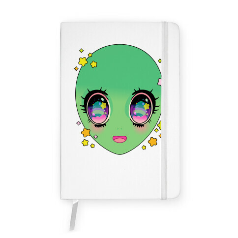 Anime Eyes Alien Notebook