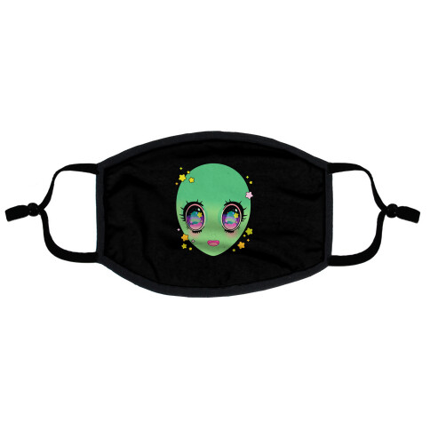 Anime Eyes Alien Flat Face Mask