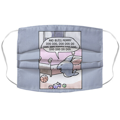 Shark Prayers Doo Doo Accordion Face Mask