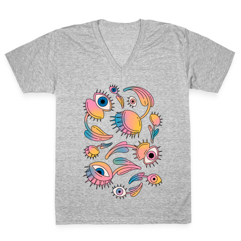 Venus Eye Trap Trip V-Neck Tee Shirt