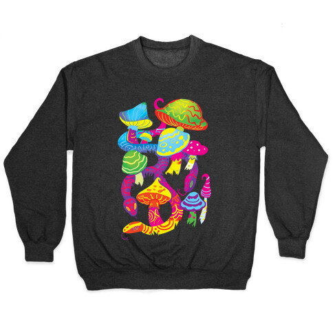 Psychadellic Snake among Mushrooms Pullover