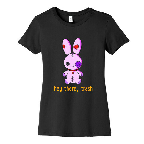 Creepy Cute Rag Bunny  Womens T-Shirt