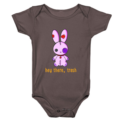 Creepy Cute Rag Bunny  Baby One-Piece