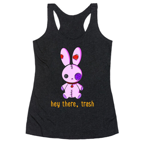 Creepy Cute Rag Bunny  Racerback Tank Top