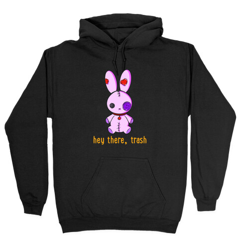 Creepy Cute Rag Bunny  Hooded Sweatshirt