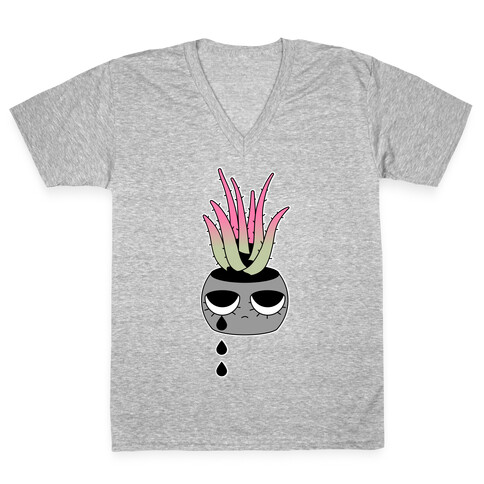 Emo Aloe V-Neck Tee Shirt