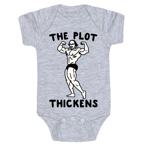 The Plot Thickens Shakespeare Parody Baby One-Piece