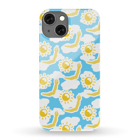 Sun Snake Pattern Phone Case