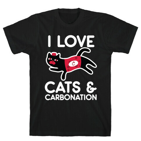 I Love Cats & Carbonation T-Shirt