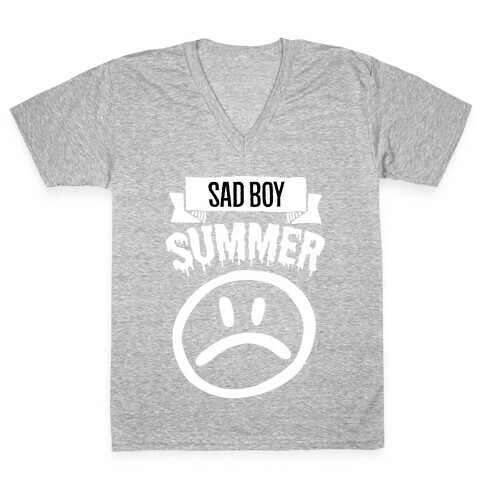 Sad Boy Summer V-Neck Tee Shirt