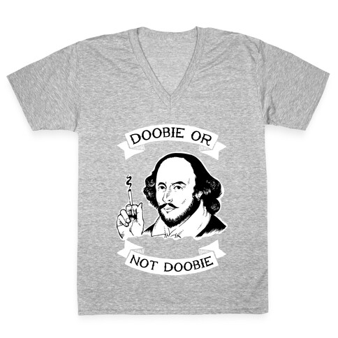 Doobie Or Not Doobie V-Neck Tee Shirt