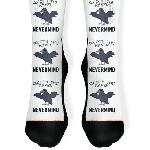 Quoth The Raven: Nevermind Sock