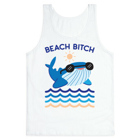 Beach Bitch Whale Tank Top