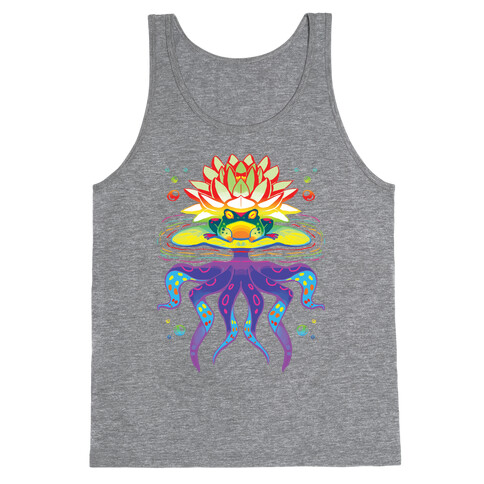 Psychedelic Lily Frog Tank Top