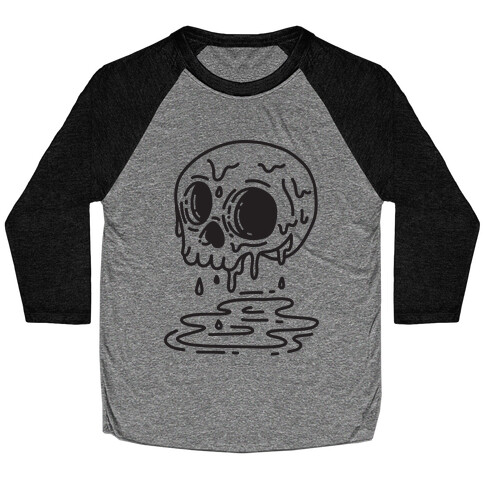 Melting Skull Baseball Tee